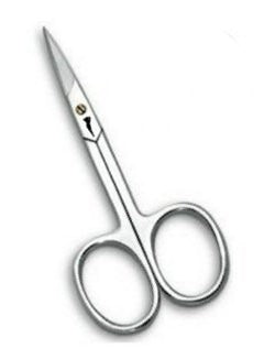 CUTICLE SCISSORS CURVED TIP SS