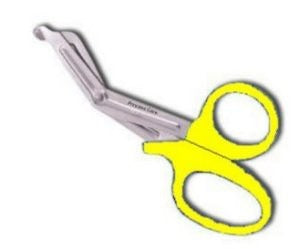 EMT TRAUMA SHEARS MEDICAL BANDAGE SCISSORS 5.5” YELLOW EMT TRAUMA SHEARS MEDICAL BANDAGE SCISSORS 5.5” YELLOW