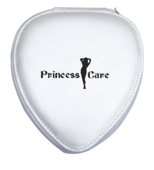 VIP Black Gold Heart Manicure Pedicure Set Kit Mirror 6pc Limited Edition Case
