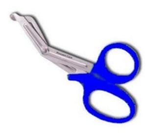 EMT TRAUMA SHEARS MEDICAL BANDAGE SCISSORS 7.5” BLUE