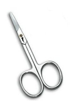 HETZER SOLINGEN STRAIGHT NAIL SCISSORS SAFETY ROUNDED TIP PROFESSIONAL  CUTTER